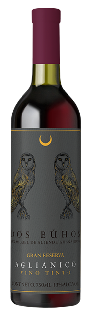 Botella Aglianico Dos Buhos Medium