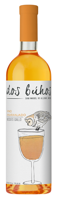 Botella Anaranjado Dos Buhos Medium