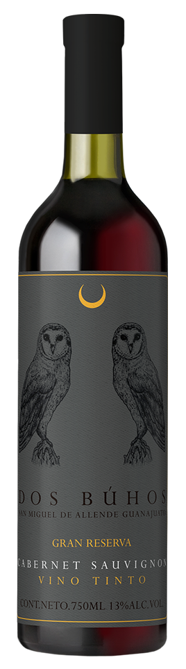 Botella Cabernet Sauvignon Dos Buhos Imagen Detalle